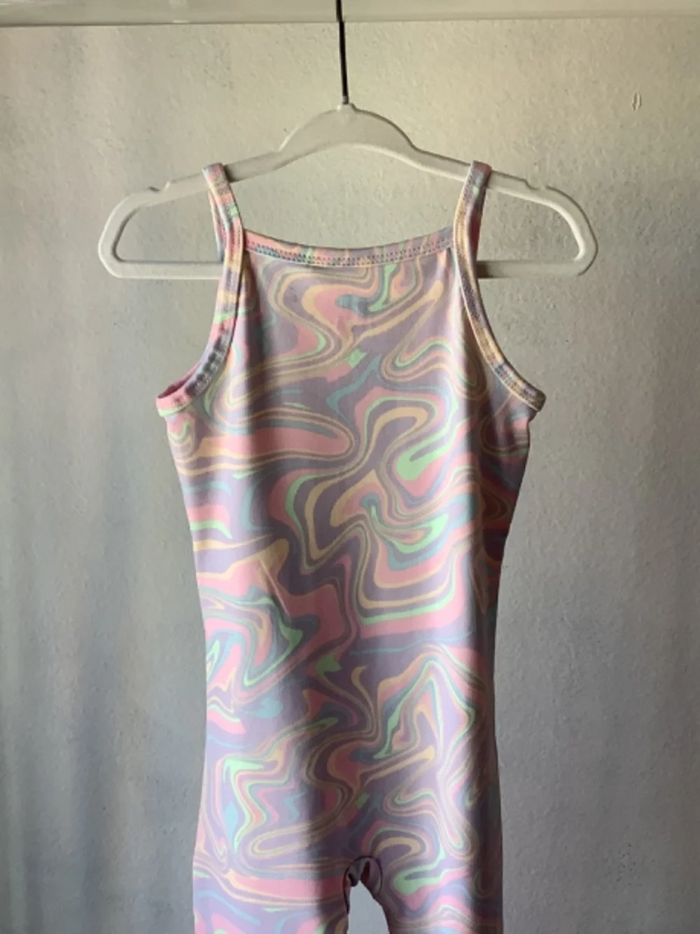 NWT Cotton On Kids Girls Active Size 4 Sleeveless Jumper The MVE Romper Pastle